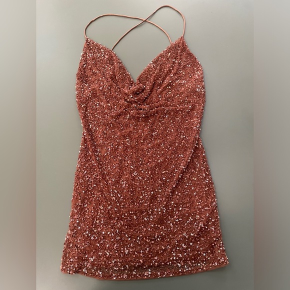 Retrofete Mich Sequin and Beaded Mini dress, Size Small - Picture 4 of 5